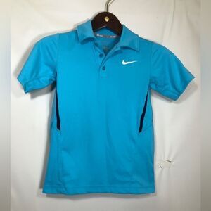 Nike Dri-fit Polo Women’s Small Blue Standard Fit Shirt